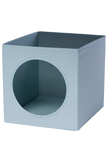 erorex Cat house, grey-blue, 33x38x33 cm