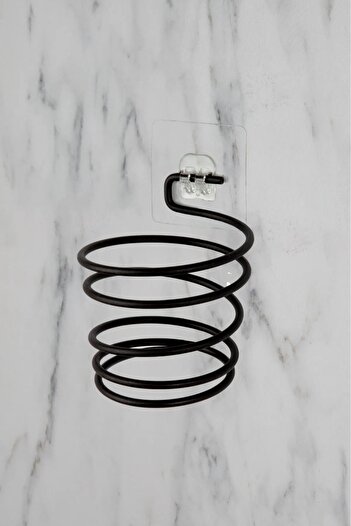 Store Black Adhesive Blow Dryer Holder Blow Dryer Hanger