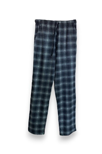 FORMO Men's Green Plaid 100% Cotton High Quality Comfortable Pajama Bottom