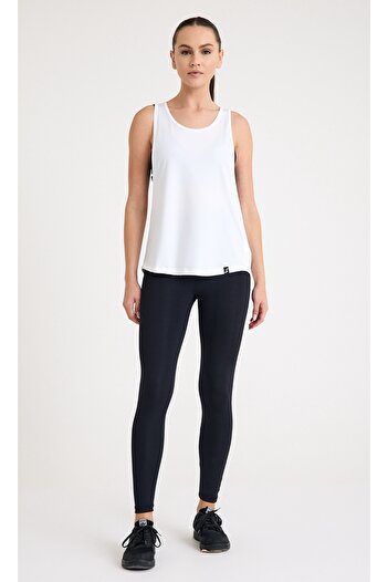 Scorp White Simplex Low-Cut Women's Sports Tank Top
