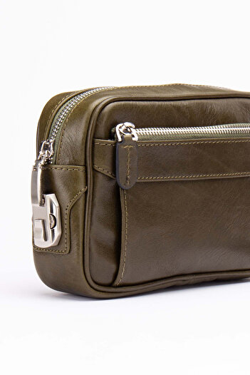 Niki Leather Frank Шкіряна сумка-портфель на блискавці з замком