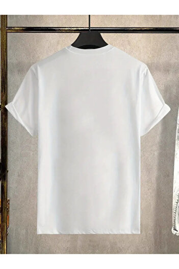 HOFFNUNG Unisex C'Est La Vie Printed Crew Neck Oversize T-Shirt