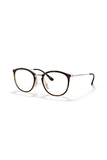 Ray-Ban Ray Ban Vista Woman Phantos Eyeglasses- Rb 7140 - Lense Size:49mm - Havana