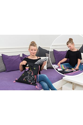 LENA Game and creative kit for girls Lena Unicorn textile backpack