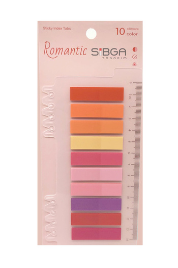 sibga tasarım Transparent Colored Postit Post-it Post ItBookmark Bookmark Postit Sticker Note Paper 200 Sheets