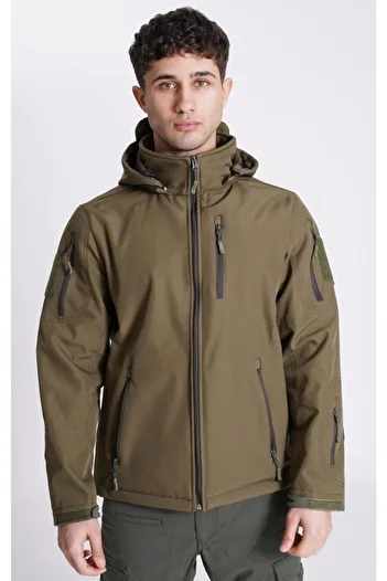 Vogel Khaki Softshell Rainproof Jacket