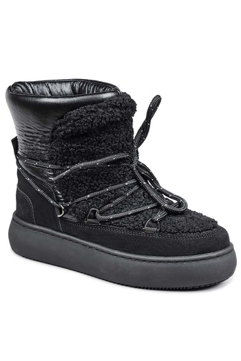 Jump 60210 Unisex Παιδικές Μπότες Χιονιού ΜΑΥΡΟ