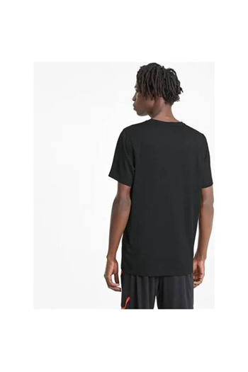 Puma Ανδρικό μαύρο μπλουζάκι Performance SS - 52031401