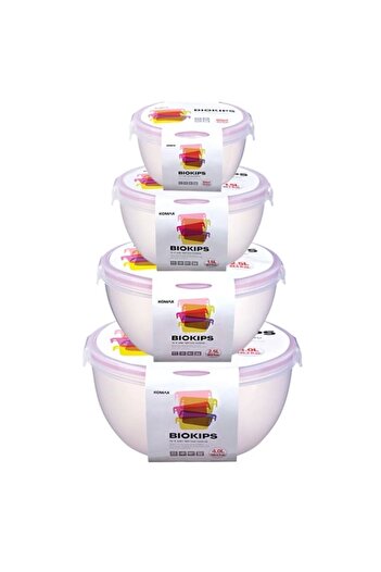 komax ROUND PLASTIC CONTAINER 4000 ML