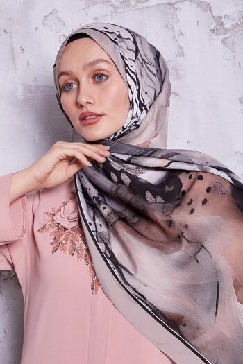 Levidor Stone Marbled Pattern Royal Shawl