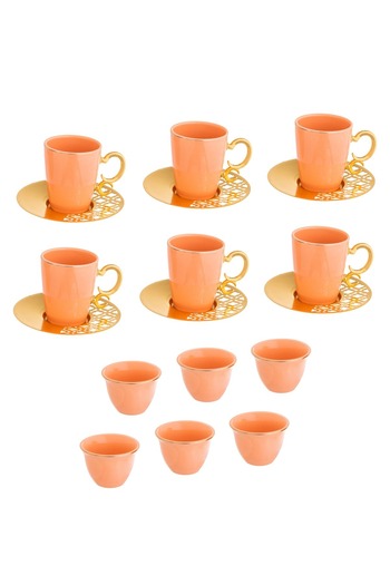 Dania Porcelain Tea And Coffee Set Of 18 Pcs