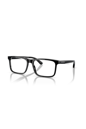Emporio Armani Man Pillow Eyeglasses- Ea 3227 - Lense Size:54mm - Shiny Black/top Crystal