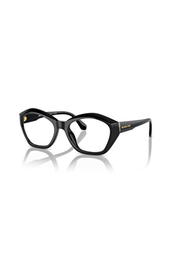 Michael Kors Woman Irregular Eyeglasses- Mk 4116u - Lense Size:53mm - Black