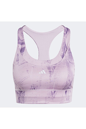 adidas Run Ms Pkt Aop Purple Women's Bra Iq3380