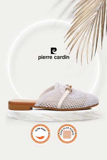 Pierre Cardin PC-53128 Papuci albi pentru femei