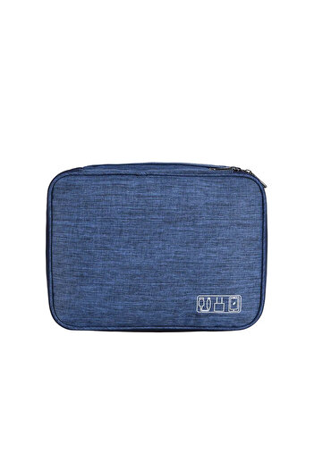 Choice DEEP BLUE Three layer sorting and storage bag, power bank, multifunctional data cable storage box