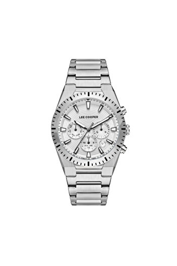 Lee Cooper Men Multi Function Silver Dial Watch - LC08100.330