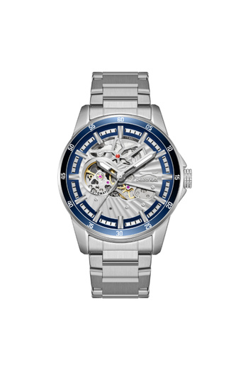 Slazenger SL.9.2413.1.04 Men Automatic  Display Watch & Metal Strap Silver
