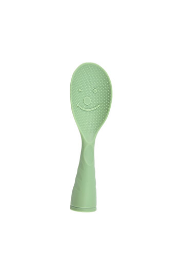 Choice Green rice spoon Home Kitchen Non Stick and Standing Plastic Rice Spoon Paddles-Perfect for Cooking