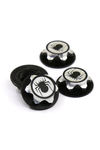 Choice Brown RS RC 4pc/lot Aluminium Wheel Hub Cover Antidust Cover 17mm HEX Nut For RC 1:8 Model Car Anti-