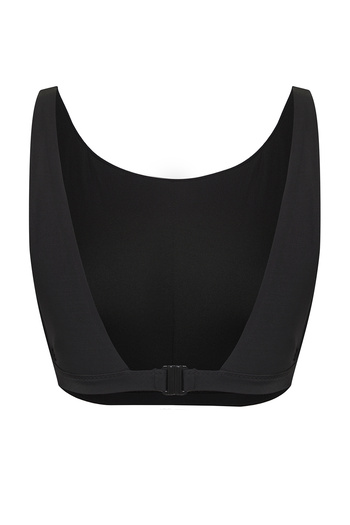 Trendyol Collection Schwarzes, gerades Neckholder-Bikinioberteil TBESS22BU0354