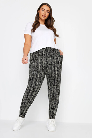 Stil Diva Carrot Cut Lycra Large Size Trousers - Skinny Leg, Pocket302944