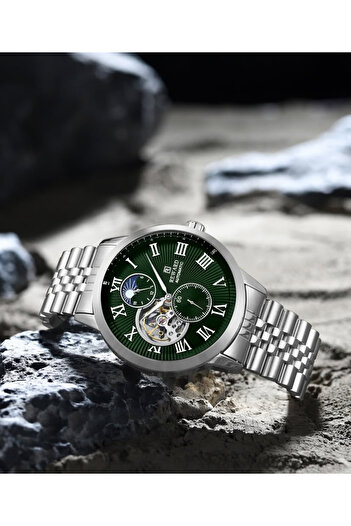 Reward Smoke Colored Steel Men's Wristwatch - Waterproof