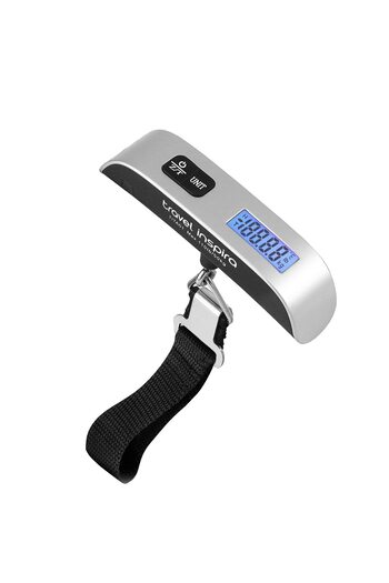 AWH Digital Luggage Scale, Portable Hanging Baggage Scale, 110lb, Rubber Paint, Battery Included