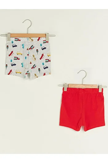 LC Waikiki Elastic Waist Cotton Baby Boy Pajama Bottom 2-Piece (S1)