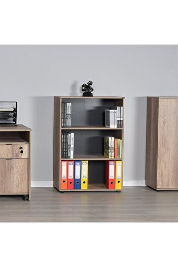 Adore Adore Rio Mini Bookcase, 3 shelves, 72 x 109 x 34 cm - Natural