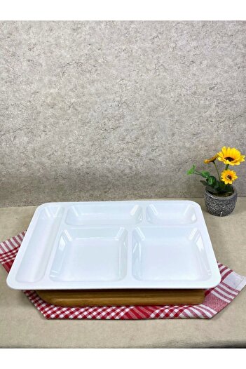 İnnoxlife 6 Piece Table D'Hote Unbreakable 5 Compartment Self-Service