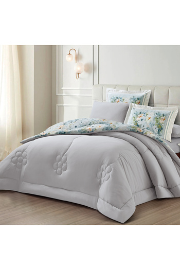 Donetella Printed Bedding Comforter Set 4- Pcs Single Size, 170 X 230 Cm With 350 gsm filling