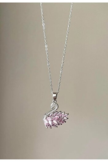 HEYjewelry Işıklı Kutuda Kuğulu Kolye Kuğulu 14 Şubat Sevgililer Günü Hediyesi Kadın kolye