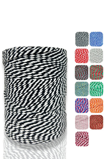 Akduman İplik 200Mt Black and White Gift Packing Thread 200 Gr