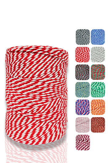 Akduman İplik 200 Mt Red-white Thread - Gift Packing, 200 Gr