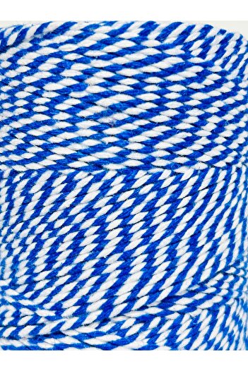 Akduman İplik 200 Mt Blue and White Gift Packing Lanyard
