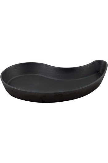 STOREMAX Polysight Cast Iron Fajita Pan Drop-Shaped 10X20 cm Trendzap 467437