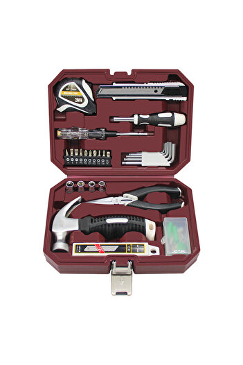 fulina 9PCS Hardware Tool Set, Multi-purpose Screwdriver Hammer Set