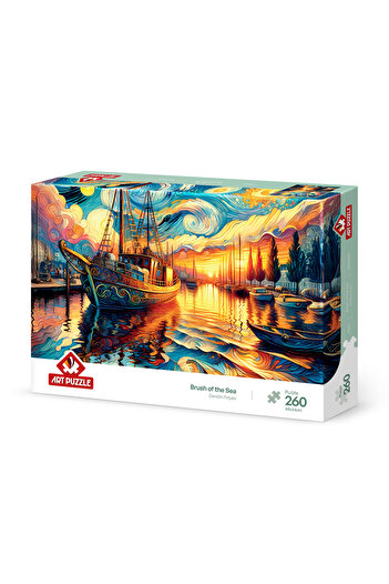 Art Puzzle 260 Piece Brush of the Sea Puzzle