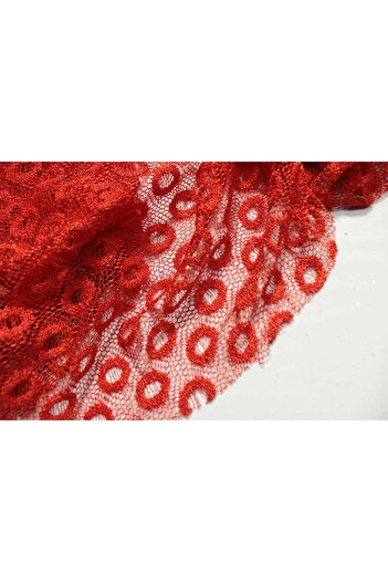 FabricLoom Guipure Lace Fabric - Patterned Porous Heavy, Delicate Lace for Elegant Clothing, Dressmaking, Craft
