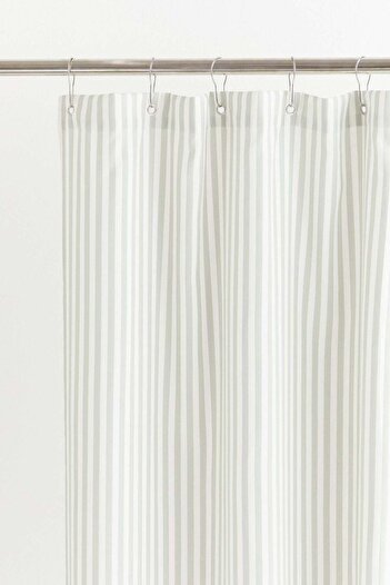 H&M Striped shower curtain