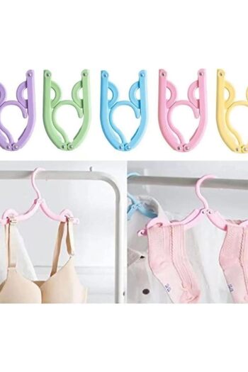 STOREMAX Lbstorex 5 Pcs Portable Magic Foldable Travel Hanger Clothes Hanger Newdsng 1116818