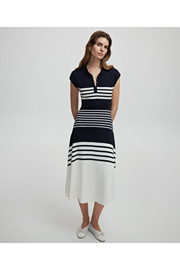 İpekyol Striped Knitwear Dress