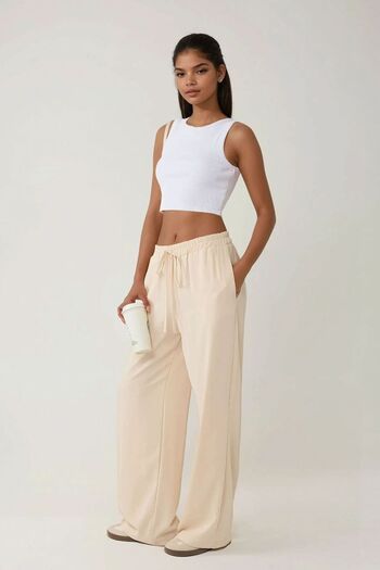 Hiccup High Waist Relaxed Cut Trousers