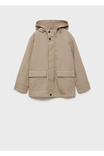 MANGO Kids Kapüşonlu parka