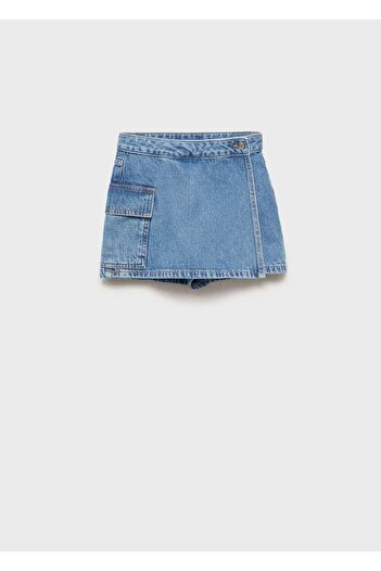 MANGO Kids Denim pantolon etek
