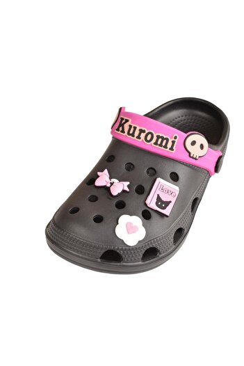 MARKABONİ Kuromi My Melody Kız Çocuk Kaymaz Taban Terlik Havuz Plaj Sandaleti