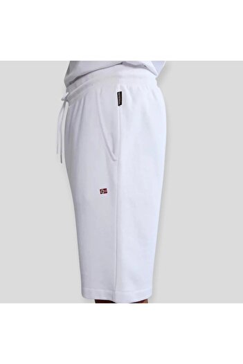 Napapijri Napapijri Nalis Sum 002 Bright White Men's White Shorts