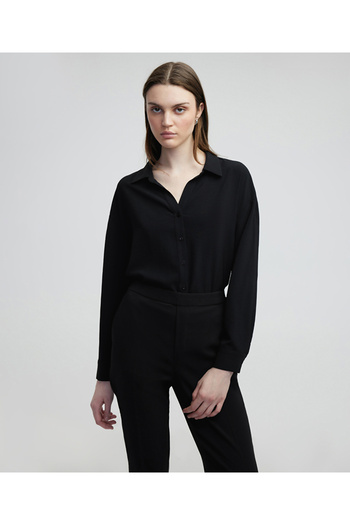MISS IPEKYOL LOW SHOULDER SHIRT