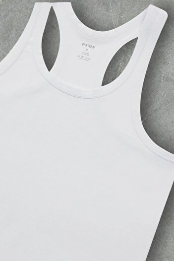 Eros Men's Boxed Cotton Swimming Back 2-Piece Undershirt A1204.24.-25E
